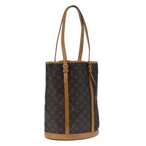 LOUIS VUITTON Monogram Bucket GM Shoulder Bag M42236 LV Auth ki5262